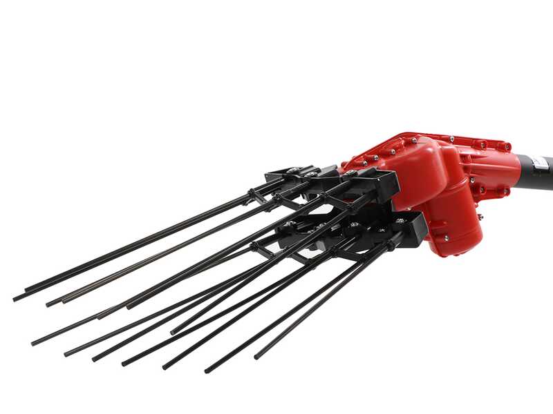 Aima Tandem Cordless - Abbacchiatore elettrico a batteria - Asta telescopica in alluminio - 195-300cm - 3 x 21V 5.2Ah