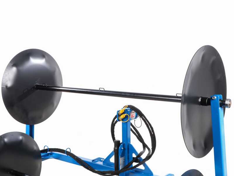 Zanon AVR-250 - Avvolgirete per olive - Motore idraulico - Supporto doppia bobina incluso