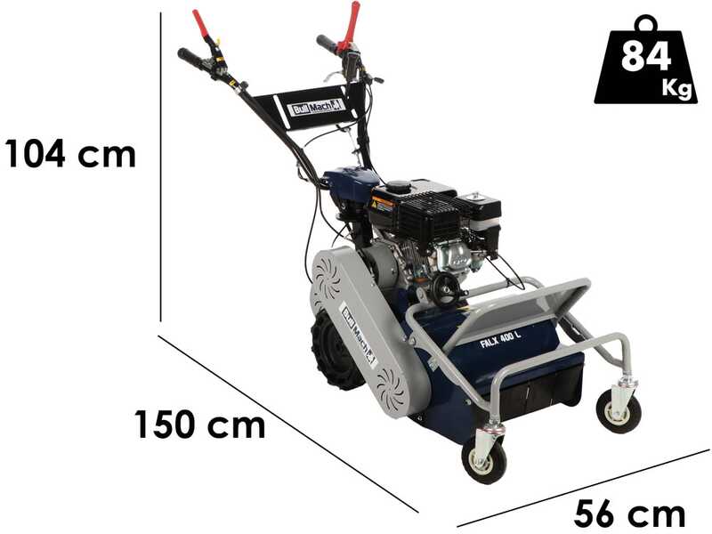 BullMach FALX 400 L - Trinciaerba a martelli - Loncin G200F