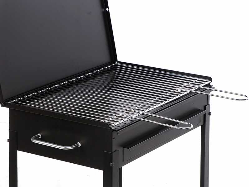OUTLET - SENZA IMBALLO ORIGINALE - Mille Stromboli Medium - Barbecue in ferro artigianale a carbone - 47,5x37cm