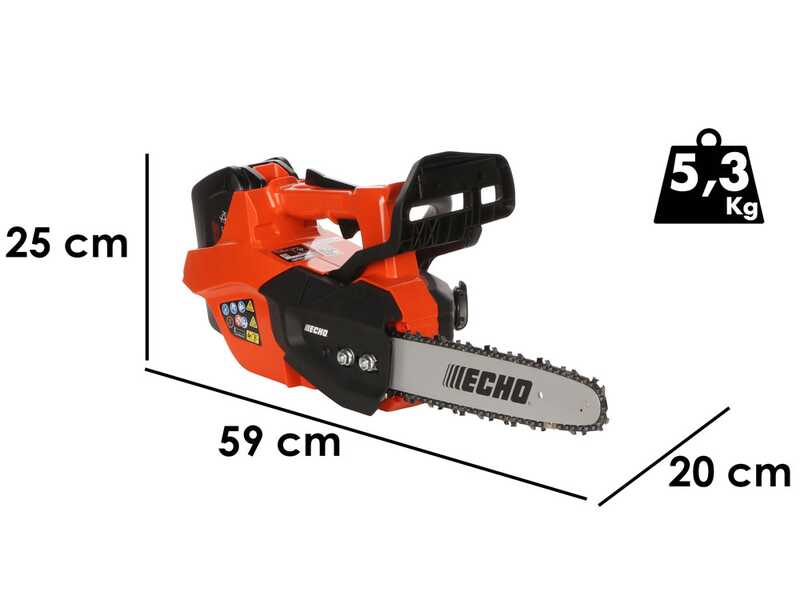 Echo DCS-3000T - Motosega da potatura a batteria 56V 5Ah - Lama da 30cm