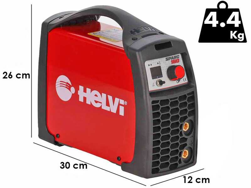 Helvi Sparc 200 - Saldatrice Inverter (MMA) + Kit, corrente continua (DC)