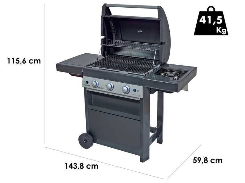 Campingaz 3 Series Classic LBS Dualgas - Barbecue a gas o metano