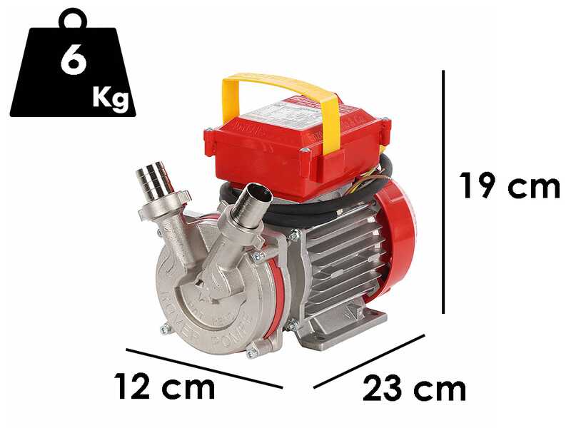 Rover Novax 25 T - Pompa elettrica da travaso in lega antiossidante - Trifase - 400V