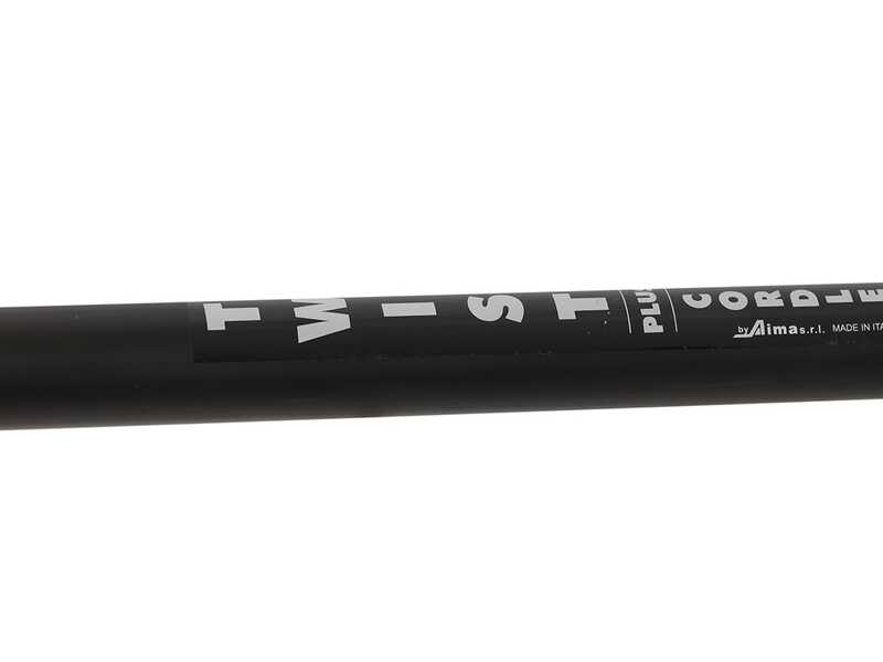 Aima Twist Plus Cordless - Abbacchiatore elettrico a batteria - Asta fissa in alluminio - 250cm - 2 x 21V 5.2Ah