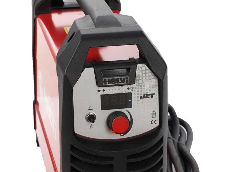 Helvi Jet 160 - Saldatrice Inverter (MMA/TIG LIFT), Valigetta antiurto, corrente continua (DC)