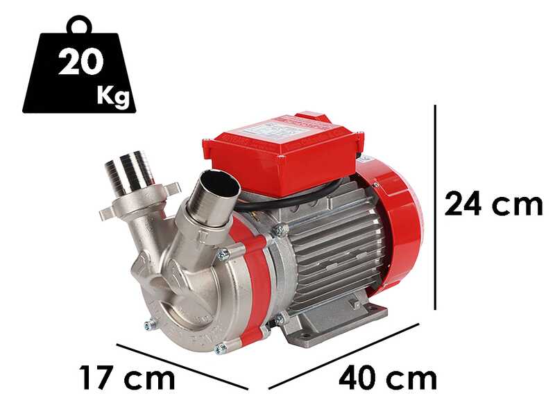 Rover Novax 50 T - Pompa elettrica da travaso in lega antiossidante - Trifase - 400V