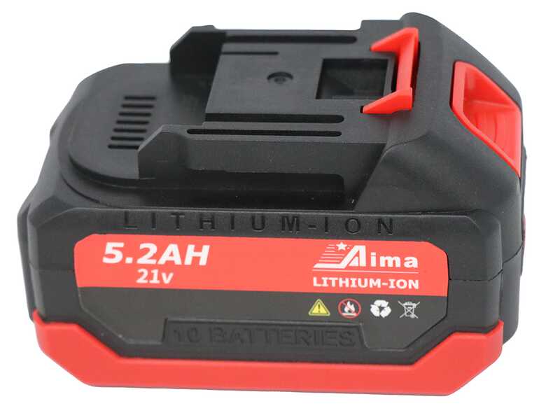 Aima Giulia Cordless - Abbacchiatore elettrico a batteria - Asta fissa in carbonio - 250cm - 3 x 21V 5.2Ah