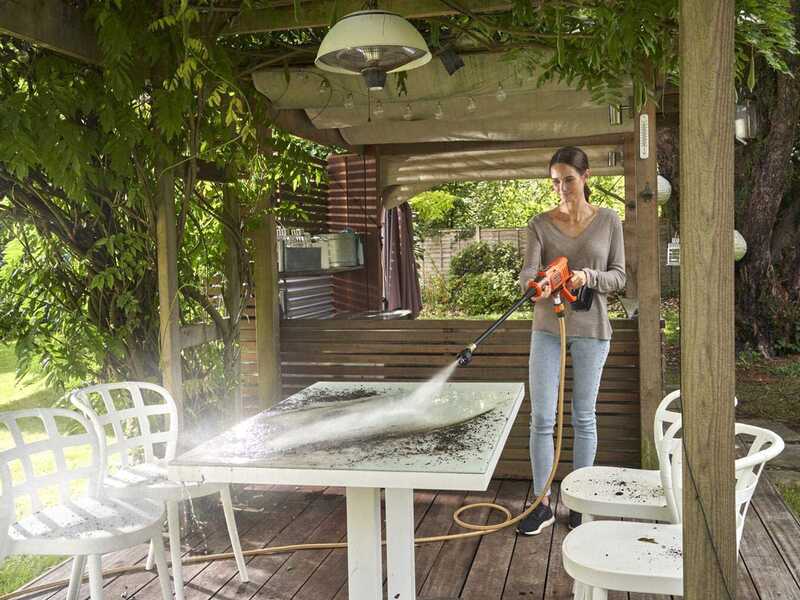 OUTLET - UTILIZZATA PER PROVA - Pistola idropulitrice a batteria Black &amp; Decker BCPC18D1  - ugello 5 in 1