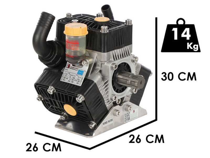 Bertolini Pumps POLY 2073 VS - Pompa a bassa pressione per diserbo a trattore - versione per acidi e prodotti chimici