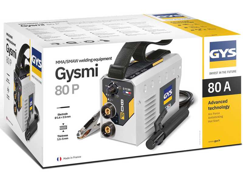 GYS Gysmi 80P - Saldatrice Inverter (MMA) - Corrente continua (DC)