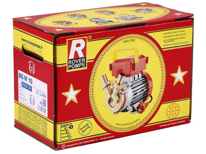 Rover BE-M 10 - Pompa elettrica da travaso in bronzo - Monofase - 230V