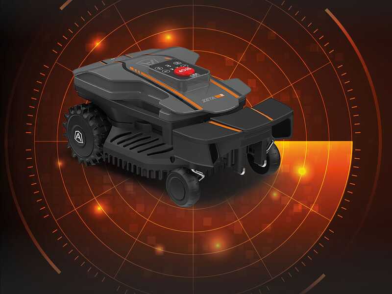 OUTLET - PICCOLI DIFETTI ESTETICI - AMBROGIO ZETA R - Robot Tagliaerba - con base di ricarica SMART SYSTEM - Senza filo perimetrale