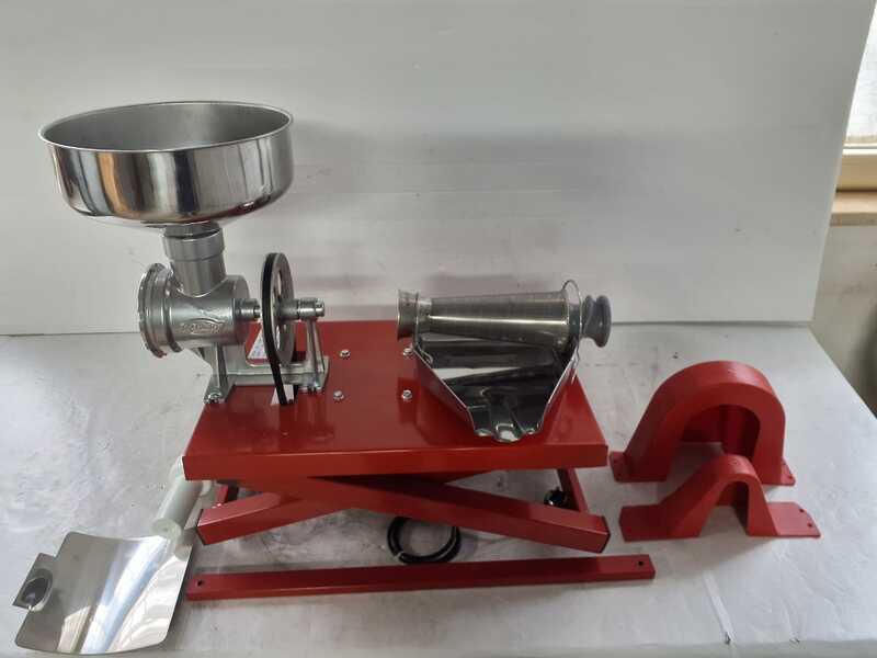 OUTLET - PICCOLI DIFETTI ESTETICI - Palumbo Pavi TS INOX - Passapomodoro con banco - Motore elettrico 335W