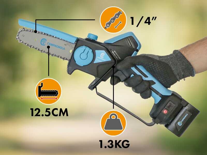 Campagnola FURY XM  - Potatore manuale a batteria - 2x 14.4V 2.5Ah