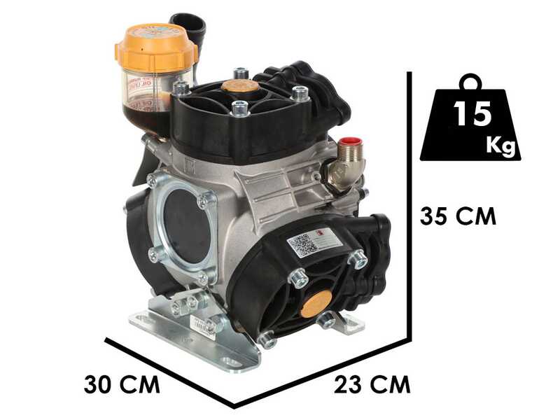 Bertolini Pumps PPS 550 VS - Pompa per irrorazione a trattore - versione per acidi e prodotti chimici - Alta pressione