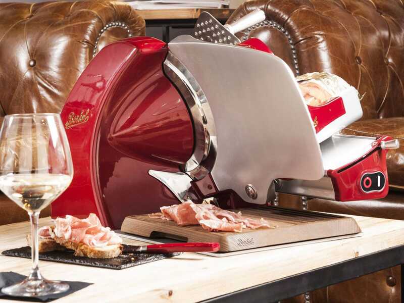OUTLET - DIFETTI ESTETICI - Berkel Home Line HL250 Rossa - Affettatrice con lama in acciaio cromato da 250 mm