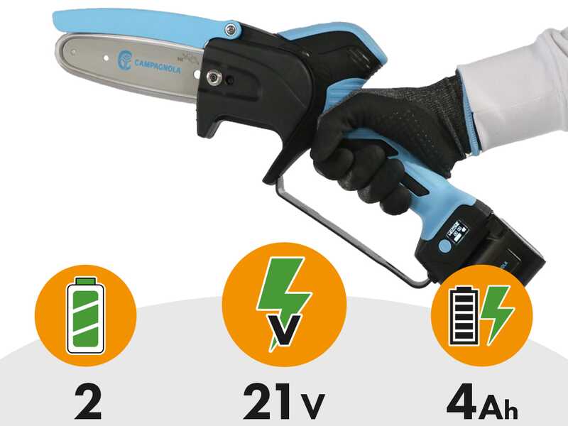 Campagnola TYSON XL  - Potatore manuale a batteria - 2x 21.6V 4Ah