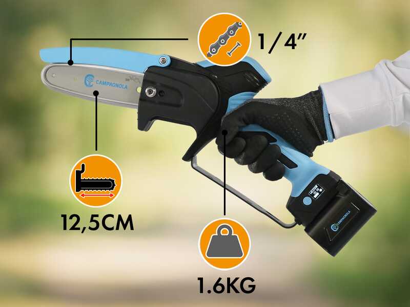 Campagnola TYSON XL  - Potatore manuale a batteria - 2x 21.6V 4Ah