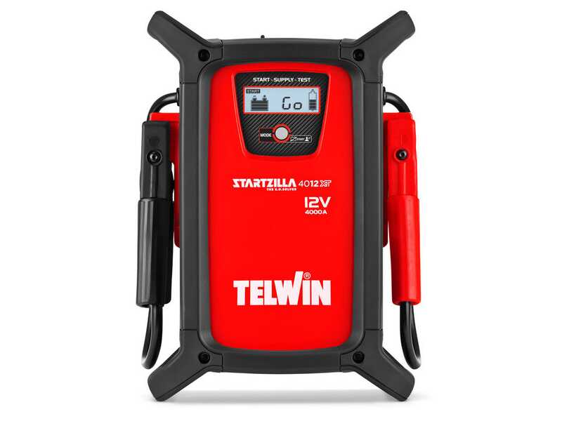 Telwin STARTZILLA 9012 XT - Avviatore, alimentatore e tester elettronico - 12V