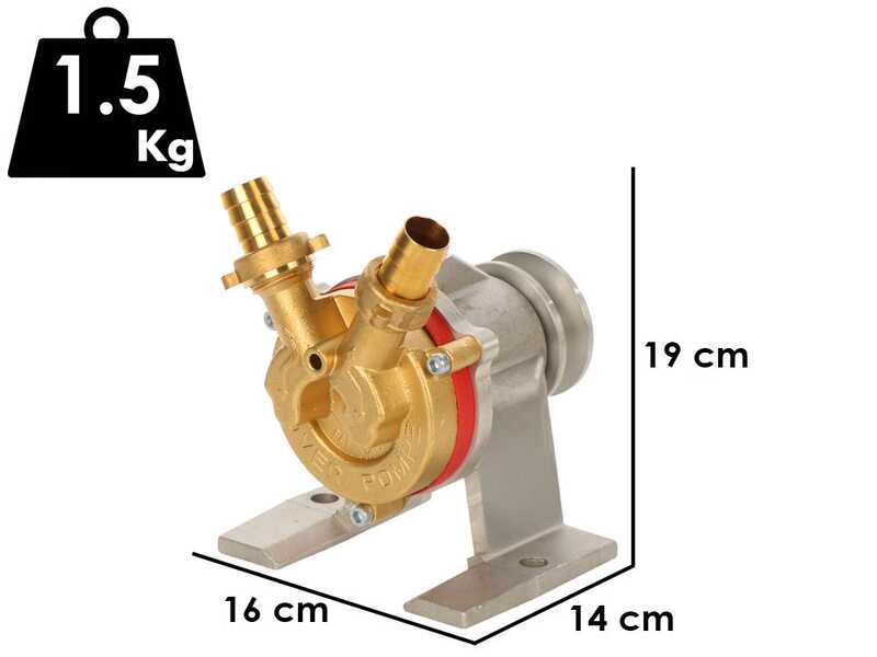 Rover N 25 - Pompa da travaso a puleggia in bronzo