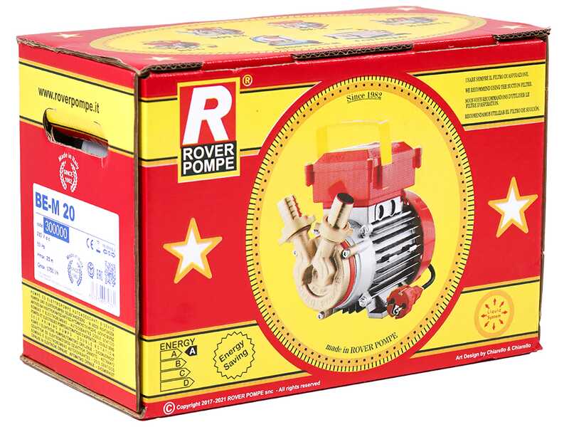 Rover BE-M 20 - Pompa elettrica da travaso in bronzo - Monofase - 230V