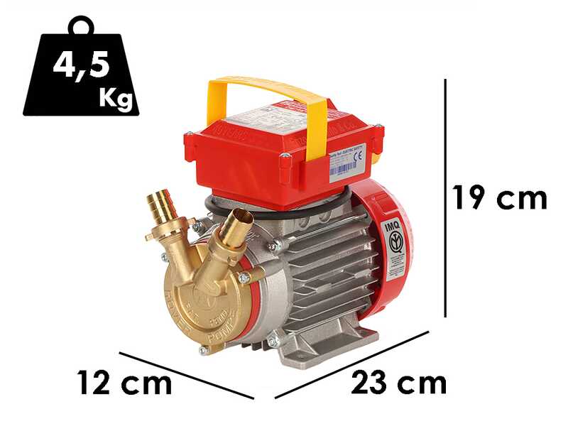 Rover BE-M 20 - Pompa elettrica da travaso in bronzo - Monofase - 230V