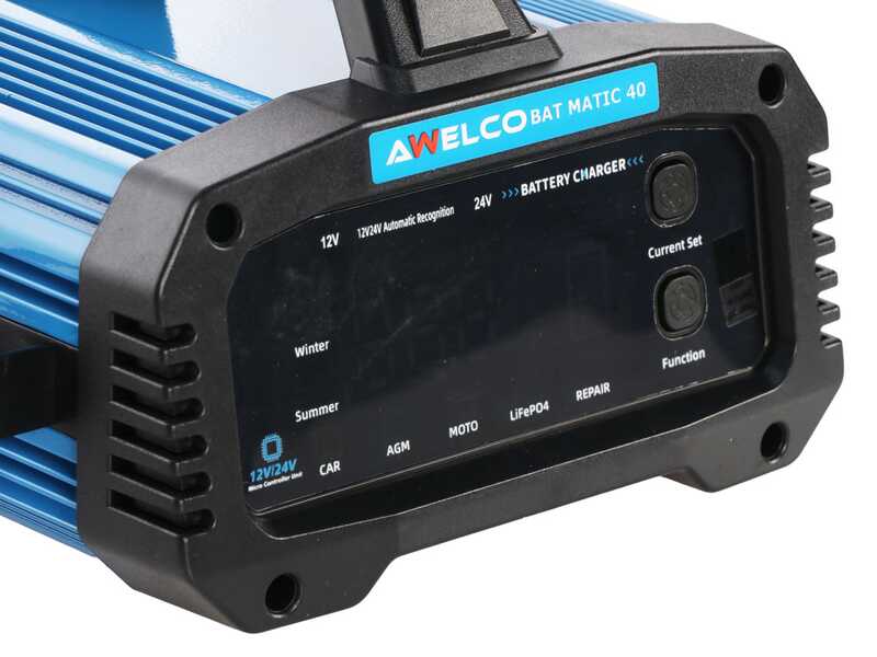 Awelco BAT MATIC 40 - Caricabatterie e mantenitore di carica - 12/24V
