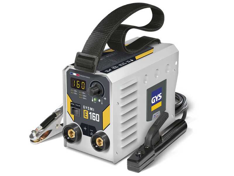 Gys Gysmi E160 - Saldatrice Inverter (MMA) - Kit con maschera - Corrente continua (DC)