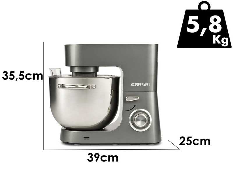 G3 Ferrari Pastaio Come a Mano - Impastatrice Planetaria - 1800W