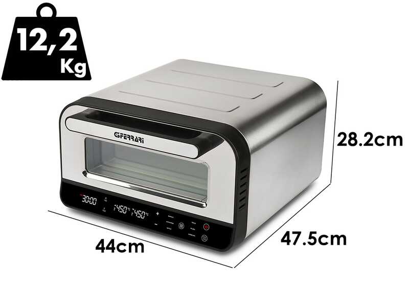 G3 Ferrari Pizza Pro 2 minuti - Forno elettrico per pizza - 1850 W