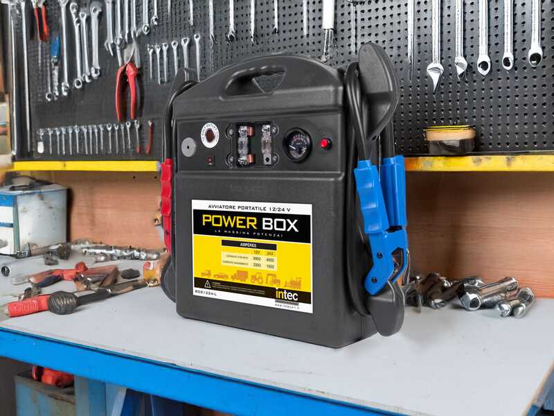 Intec BOS1224-LS - Avviatore professionale portatile a batteria - 12/24V - 9900CA