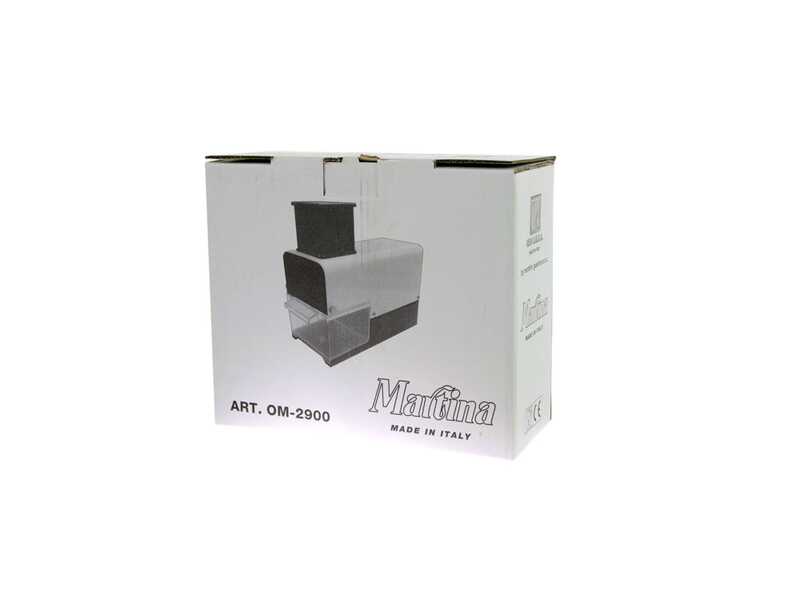 New O.M.R.A. OM-2925-BI - Grattugia elettrica da tavolo con rullo estraibile - 200W