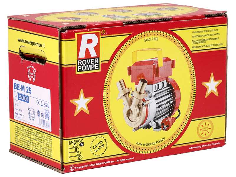 Rover BE-M 25 - Pompa elettrica da travaso in bronzo - Monofase - 230V