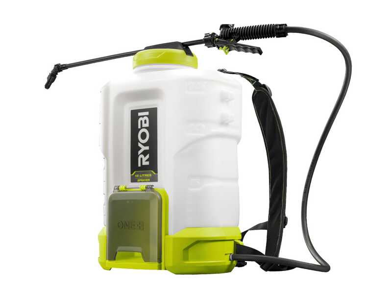 Ryobi RY18BPSB-0 - Pompa irroratrice zainata a batteria - Serbatoio 15L - 18V - 2Ah