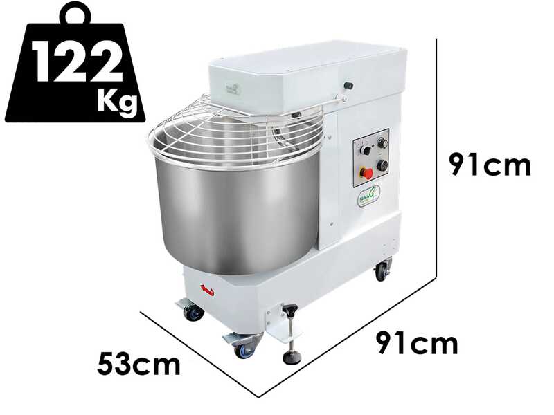 Famag IM 60/230 10 Velocit&agrave; HH - Impastatrice a spirale 60 Kg ad alta idratazione