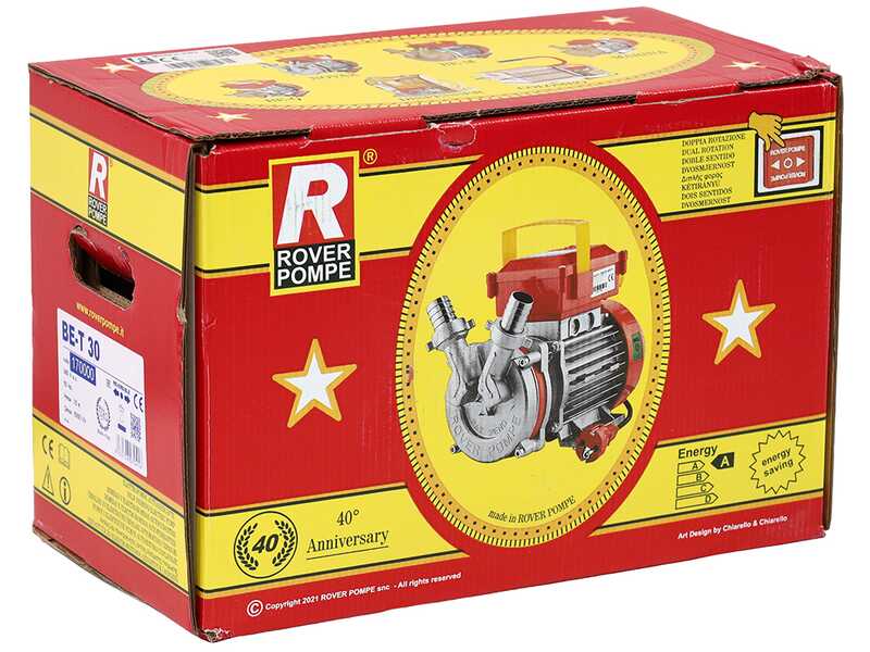 Rover BE-T 30 - Pompa elettrica da travaso in bronzo - Trifase - 400V