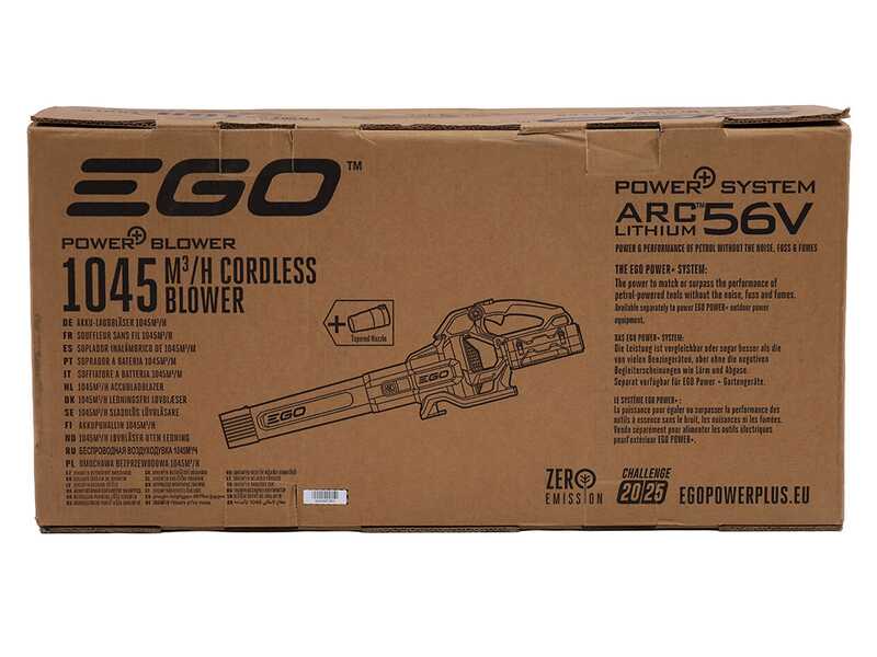 EGO LB6150E - Soffiatore a batteria - 56V - SENZA BATTERIE E CARICABATTERIE