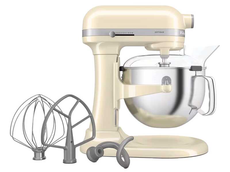 KitchenAid Artisan 5KSM60SPX-EAC Crema - Planetaria con ciotola sollevabile