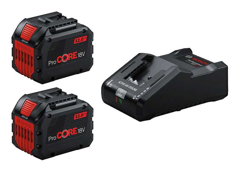 Bosch Professional GRA 18V2-46 - Tagliaerba a batteria - 2x18V 12Ah - Taglio 46 cm