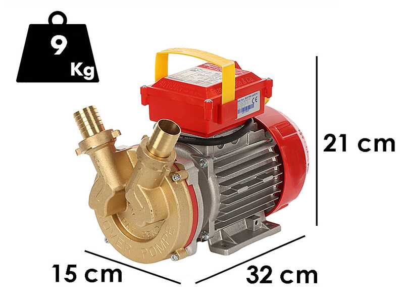 Rover 40 CE - Pompa elettrica da travaso in bronzo - Monofase - 230V