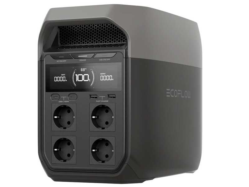 EcoFlow Delta 3 - Batteria PowerStation Portatile - 1800W - 1024 Wh/51.2V