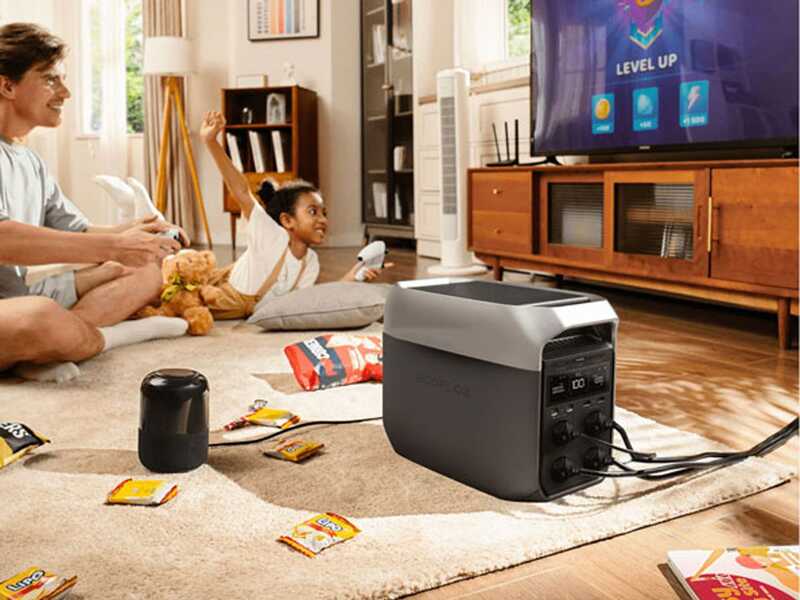 EcoFlow Delta 3 - Batteria PowerStation Portatile - 1800W - 1024 Wh/51.2V