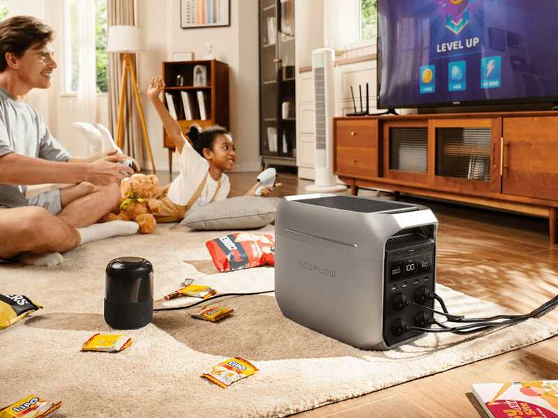 EcoFlow Delta 3 Plus - Batteria PowerStation Portatile - 1800W - 1024 Wh/51.2V