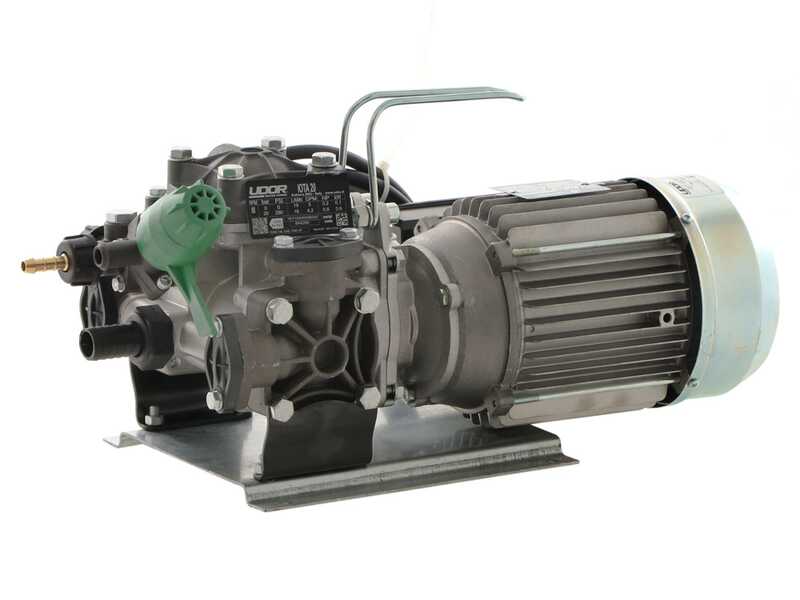 Kit motopompa elettrica da irrorazione con carrello - Udor Iota 20 hp1