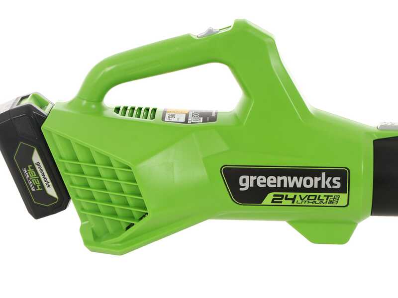 Greenworks G24ABO - Soffiatore assiale a batteria 24V 8Ah