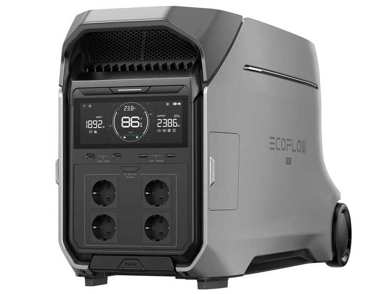 EcoFlow Delta Pro 3 - Batteria PowerStation Portatile - 4000W - 4096 Wh/51.2V