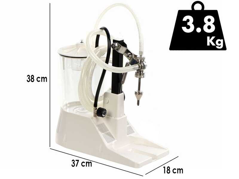 Tenco Enolmatic Mignon Inox - Imbottigliatrice elettrica con beccuccio mignon