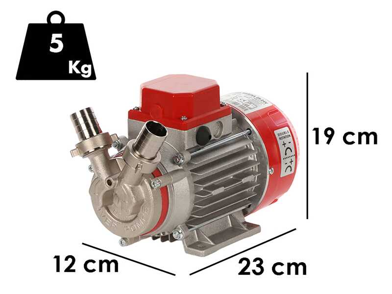 Rover Novax Marina 25 - Pompa elettrica da travaso in lega antiossidante - 24 V