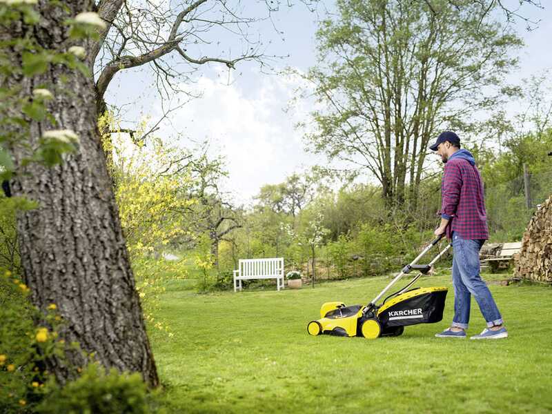 OUTLET - UTILIZZATO PER PROVA - Karcher LMO 36-46 - Tagliaerba a batteria - 36V/5Ah - Taglio 46 cm